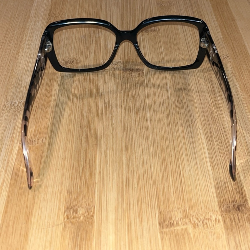 Chanel Black and clear sunglasses/eyeglasses frames only - Picture 8 of 12